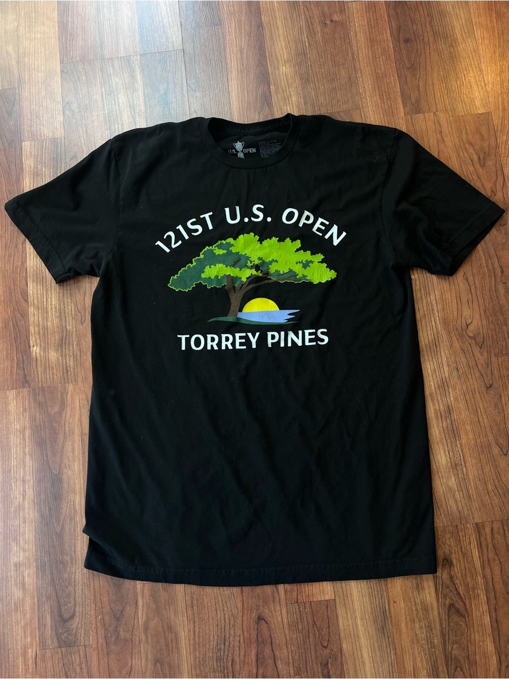 Torrey Pines 121st U.S. Open Black Graphic Tee
